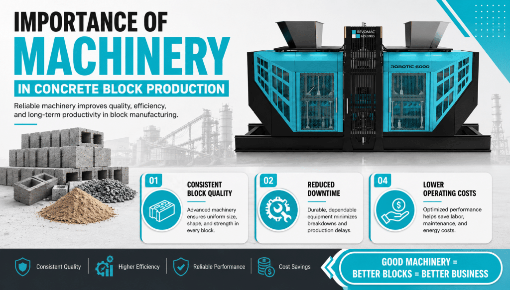 Importance of Material in Concrete Block Production